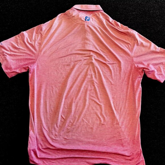 Lot of 3 FootJoy Golf Polo Shirts Men's 2XL Blue Pink Striped Bent Brook - Picture 4 of 7